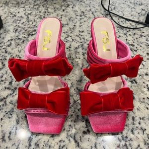 Jimmy Choo bow heel dupe